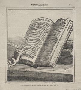 Attualità (No. 77): Non stupitevi che sia lungo e con molte correzioni da Honoré Daumier