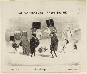 La neve da Honoré Daumier