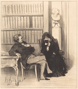 La vedova da Honoré Daumier