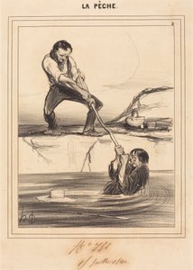 Le Barbillon trascina... da Honoré Daumier