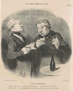 Il vino del proprietario da Honoré Daumier