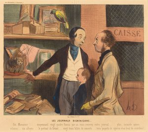 I giornali benefici da Honoré Daumier