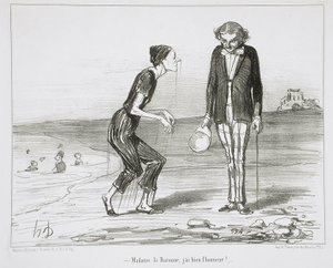 Madame la Baronne, ho il piacere! da Honoré Daumier