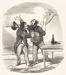 Membro... del dieci dicembre prendendo il la... da Honoré Daumier