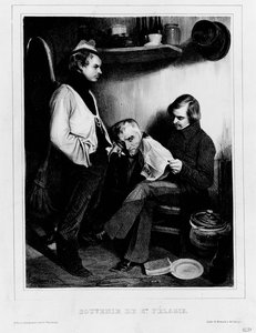 Memorie di Sainte-Pelagie da Honoré Daumier