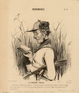 Monomani n. 6: Il cacciatore parigino. Un essere benevolo, innocuo per eccellenza... da Honoré Daumier