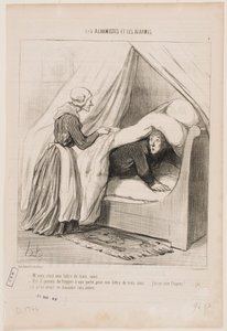 Signore, è una lettera per tre centesimi... da Honoré Daumier