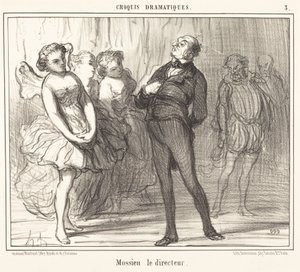 Mossieu il direttore da Honoré Daumier