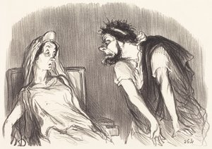 Edipo da Honoré Daumier