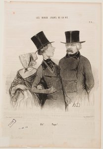 Ops... Papà!... da Honoré Daumier