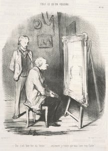Sì, è proprio la mia defunta moglie! ... da Honoré Daumier
