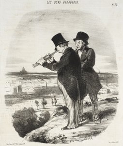 Per una bella vista, ecco una bella vista! da Honoré Daumier