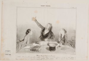 Robert Macaire, professore di francese da Honoré Daumier