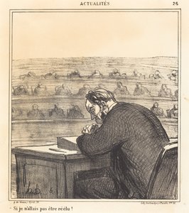 Se non fossi stato rieletto! da Honoré Daumier