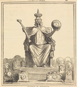 Successore di Carlo Magno da Honoré Daumier