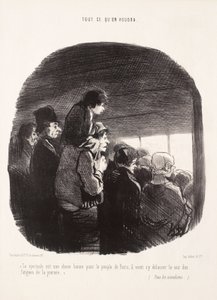 Lo spettacolo è una buona cosa per il popolo di Parigi da Honoré Daumier