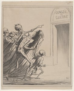 I testimoni - Il consiglio di guerra da Honoré Daumier