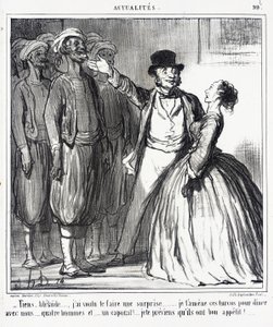 Guarda, Adélaïde... volevo farti una sorpresa... da Honoré Daumier
