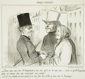 "Ecco, amico mio, il signor Chapoulard..." da Honoré Daumier