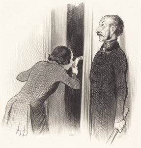 Un amante troppo felice da Honoré Daumier