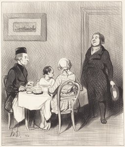 Un amico è un coccodrillo... da Honoré Daumier