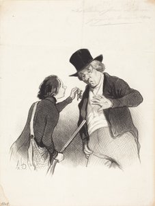 Un inizio di caccia da Honoré Daumier