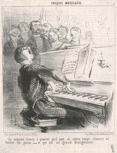 Un Signore che vuole dimostrare che può... da Honoré Daumier
