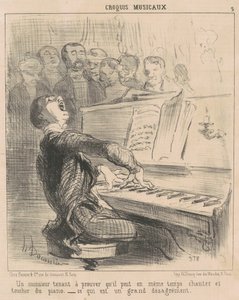 Un Signore che Vuole Dimostrare che Può... da Honoré Daumier