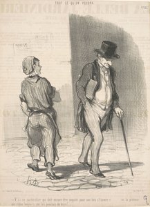 Ecco un particolare che deve essere inquieto da Honoré Daumier