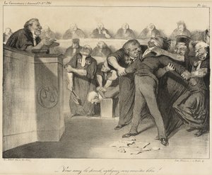 Avete la parola, spiegatevi, siete liberi! da Honoré Daumier