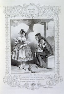 Illustrazioni su idee e leggende Philipon sotto il titolo Les Cent e Robert Macaire da Honoré Daumier
