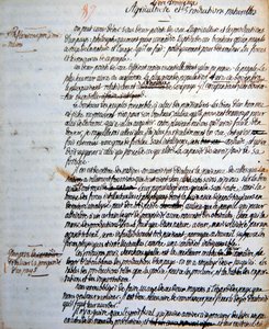 Pagina dal trattato di Mirabeau sull