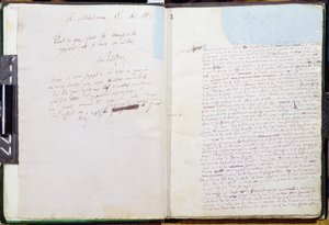 Prima pagina e dedica a Madame Hanska di 