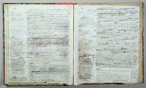 Pagine 26 e 27 del manoscritto di 