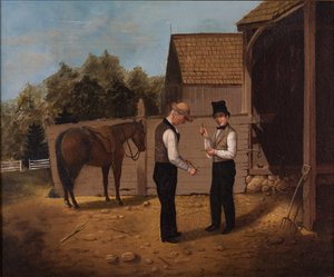 Contrattazione per un cavallo, 1850-1855