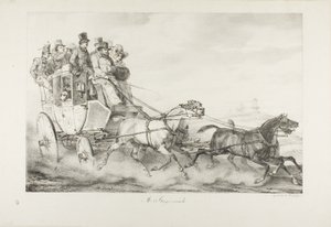 Una Diligenza da Emile Jean Horace Vernet