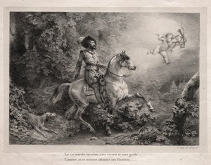 Enrico IV, re di Francia da Emile Jean Horace Vernet
