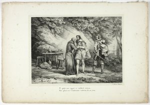 Lascia questo vecchio virtuoso con rammarico... da Horace Vernet