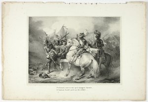 Ho ordinato, ma invano, che Joyeuse fosse risparmiata... da Horace Vernet