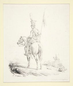 Lanciere in vedetta da Emile Jean Horace Vernet