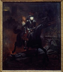 La ballata di Leonore (dettaglio) da Emile Jean Horace Vernet