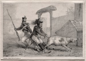 Predoni, tenete duro da Emile Jean Horace Vernet