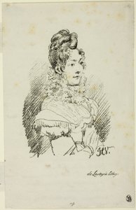 Ritratto di Madame Perregaux da Emile Jean Horace Vernet