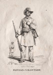 Partigiano volontario da Emile Jean Horace Vernet