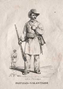 Partigiano volontario, 1822 da Emile Jean Horace Vernet