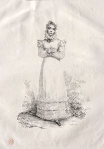 Giovane Donna in Piedi