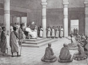 Re Milinda fa domande, 140 a.C.