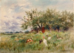 Osservare i tacchini da Horatio Walker