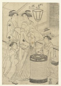 Cortigiana Seyama della casa Matsubaya da Hosoda Eishi