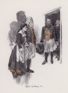 Illustrazione per Evangeline, A Tale of Arcadie, di Henry Wadsworth Longfellow da Howard Chandler (after) Christy